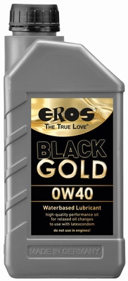 Eros Black Gold glijmiddel op waterbasis, extra glad, 1 ltr.