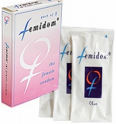 Femidom vrouwen condoom, 3 stuks