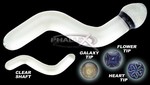 Phallix Marbled S-Curve G-spot, Clear 