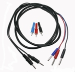 E-Stim Electrosex TriPhase Kabel en Adapters set