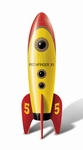 Retro Pocket Rocket, geel/rood 